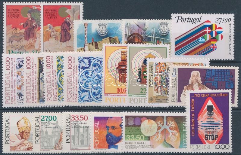 19 stamps with complete sets, 19 db bélyeg, közte teljes sorok