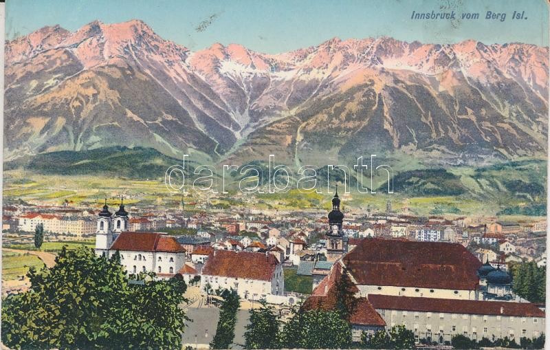 Innsbruck vom Berg Isl