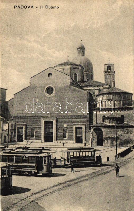 Padova, cathedral, tram