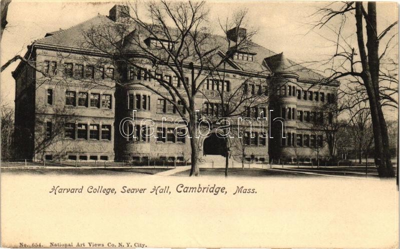 Cambridge, Seaver Hall, Harvard College