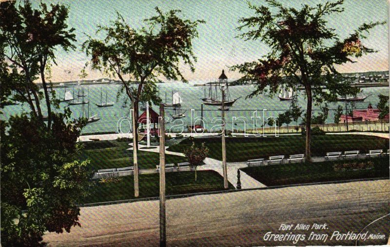 Portland, Fort Allen park, ships