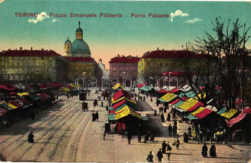 Torino, Piazza Emanuele Filiberto, Porta Palazzo / square, market place