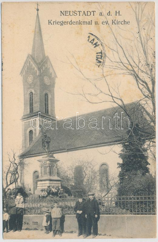 Neustadt an der Weinstraße (Neustadt an der Haardt), Kriegerdenkmal, Ev. Kirche / war monument, church