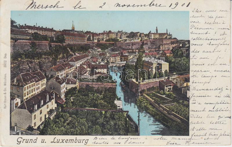 Luxembourg, Grund, golden decoration