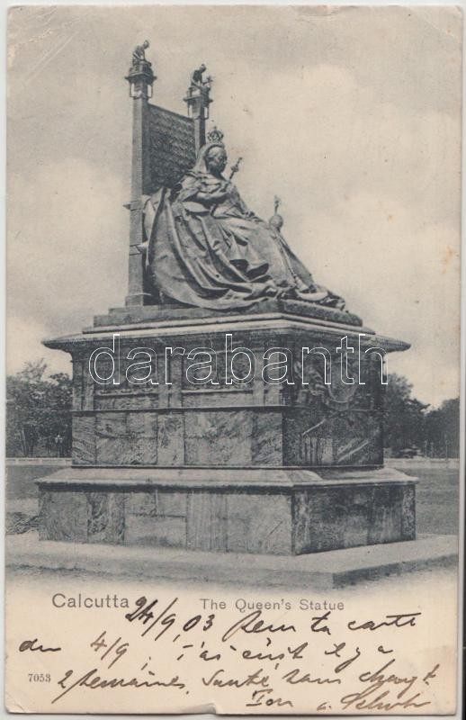 Kolkata, Calcutta; The Queen's statue