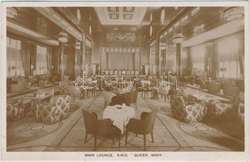 RMS Queen Mary, main lounge, RMS Queen Mary, fő társalgó