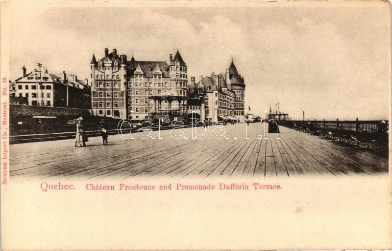 Québec, Chateau Frontenac, Promenade Dufferin Terrace
