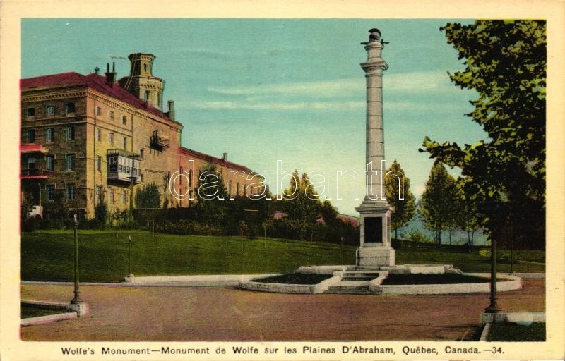 Québec, Wolfe's monument