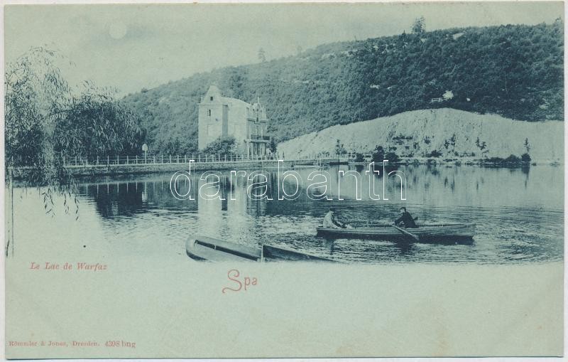 Spa, Lake Warfaz, boats