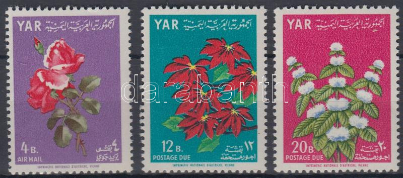 Floweres airmail values, Virágok légi értékek