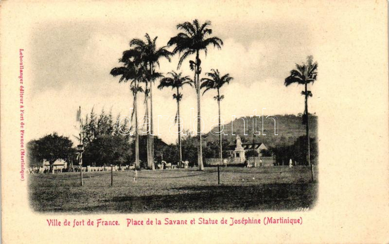 Fort-de-France, Savane square, Josephine's statue