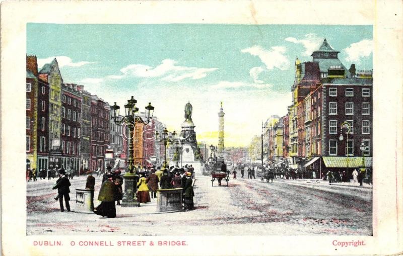 Dublin, O Connell Street & Bridge