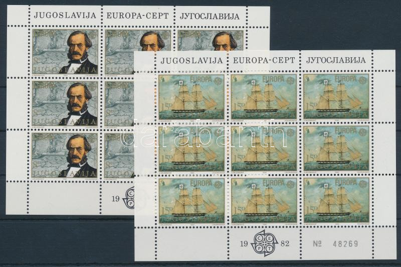 Europa CEPT Historical Events minisheet set, Europa CEPT Történelmi események kisív sor