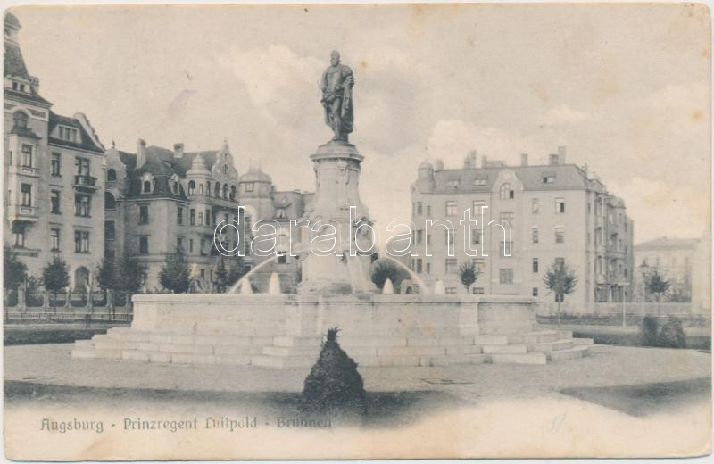 Augsburg, Prinzregent Luitpold, Brunnen / fountain