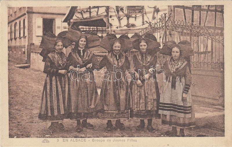 Elzász francia folklór, French folklore from Alsace