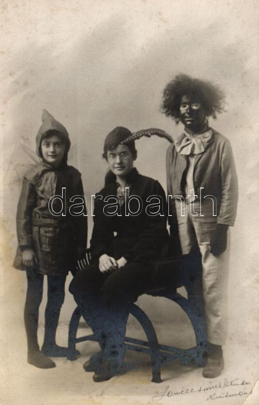 1914 Fancy dress party, photo, 1914 Jelmezbál, fotó