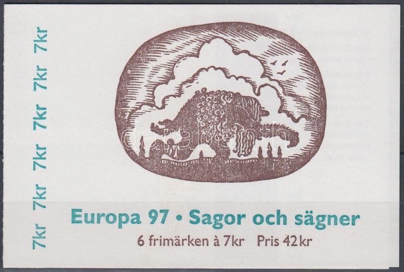 Europa CEPT mondák és legendák bélyegfüzet, Europa CEPT myths and legends stamp booklet