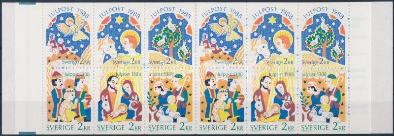 Christmas, painting stampbooklet, Karácsony, festmény bélyegfüzet