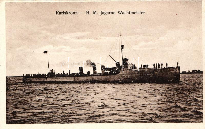 Karlskrona - H.M. Jagarne Wachtmeister / Swedish battleship, Karlskrona - H.M. Jagarne Wachtmeister, svéd csatahajó