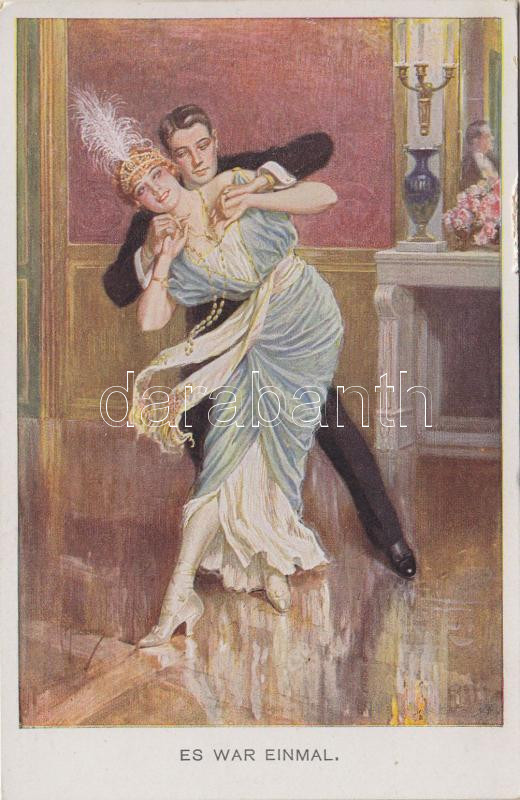 Es war einmal / Dancing couple, M. Munk Wien Nr. 1087., Egyszer volt, hol nem volt. M. Munk Wien Nr. 1087.