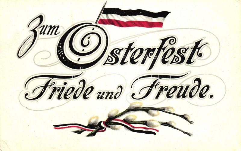 Osterfest / Easter, German war propaganda, Húsvét, német háborús propaganda