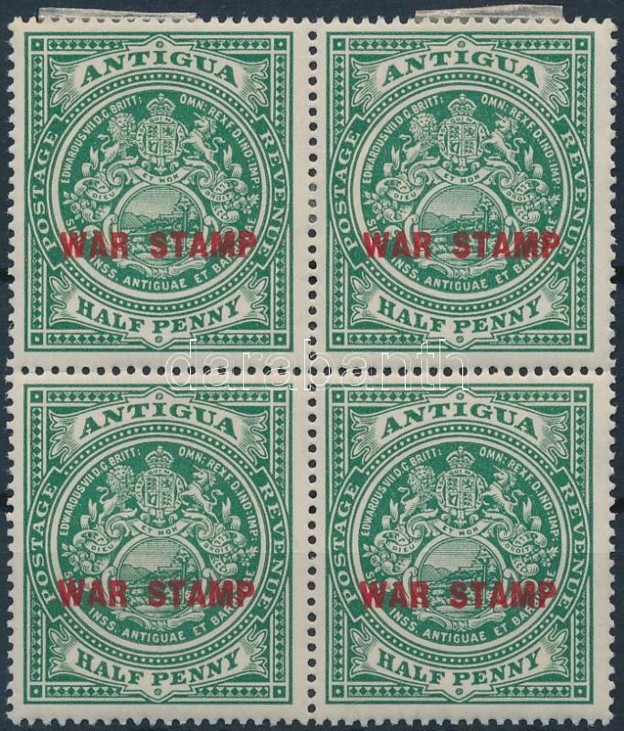 Mi 36 négyestömb (2 érték postatiszta), Mi 36 block of 4 (2 stamps MNH)