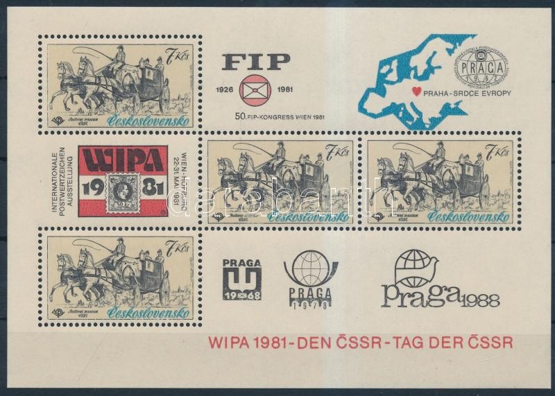WIPA International Stamp Exhibition block, WIPA nemzetközi bélyegkiállítás blokk