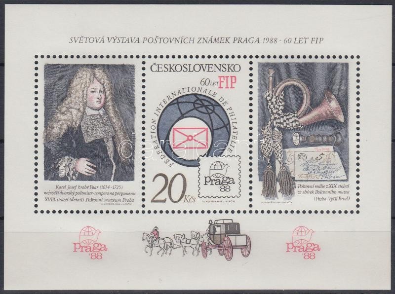 Nemzetközi Bélyegkiállítás blokk, International Stamp Exhibition block