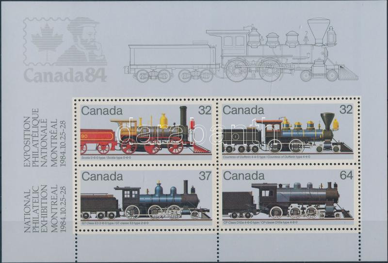 Stamp Exhibition, Locomotive (II) block, Bélyegkiállítás, Mozdony (II.) blokk