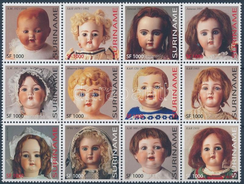 Játékbabák tizenkettestömb, Dolls block of 10
