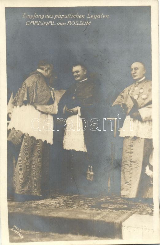 Vienna, Wien; XXIII. Eucharistic Congress, papal legate, Willem Marinus van Rossum