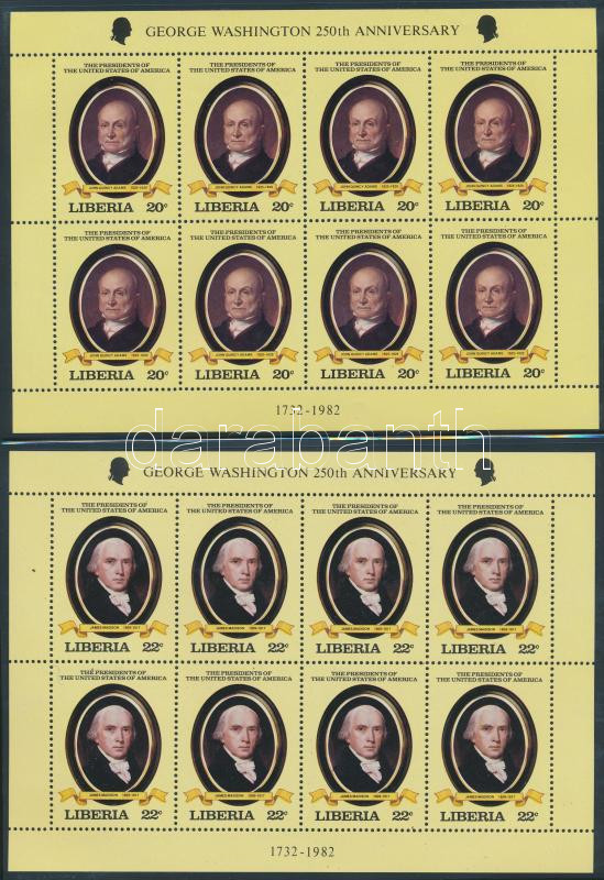 Presidents mini sheet set, Elnökök kisívsor (3 stecklap)