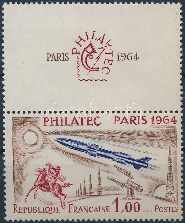 Bélyegkiállítás szelvényes bélyeg, Stamp Exhibition coupon stamp