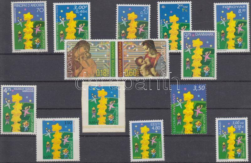 Europa CEPT 12 diff. countries 14 diff. stamps, Europa CEPT 12 klf ország 14 klf bélyeg