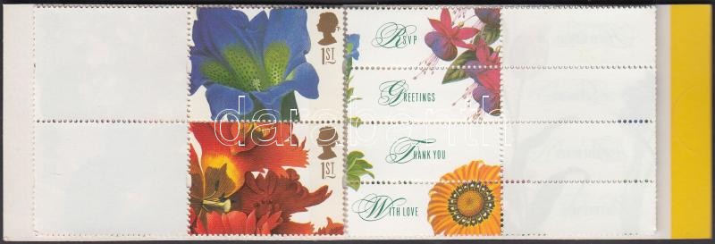 Üdvözlő bélyegek bélyegfüzet, Greeting stamp booklet