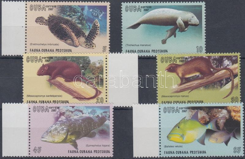 Animals set (with margin stamps), Állatok sor (közte ívszéli bélyegek)