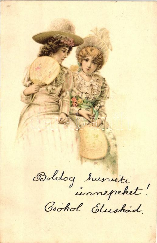 Hölgyek, litho, Ladies, litho