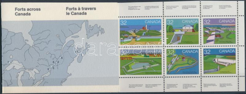 Canadians Day; forts (I) stampbooklet, Kanadaiak napja; Erődök (I) bélyegfüzet