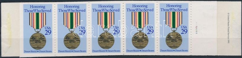 Kitüntetések bélyegfüzet, Honours stamp booklet