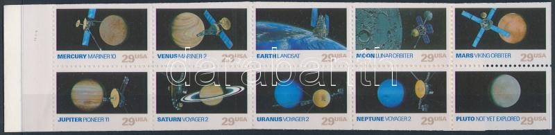 Space research stamp booklet, Űrkutatás bélyegfüzet