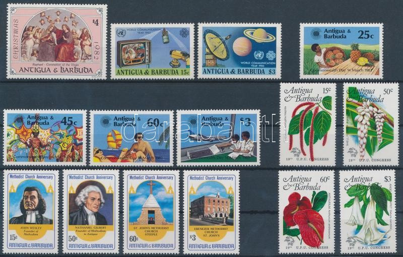 1982-1984 15 stamps, 1982-1984 15 db bélyeg