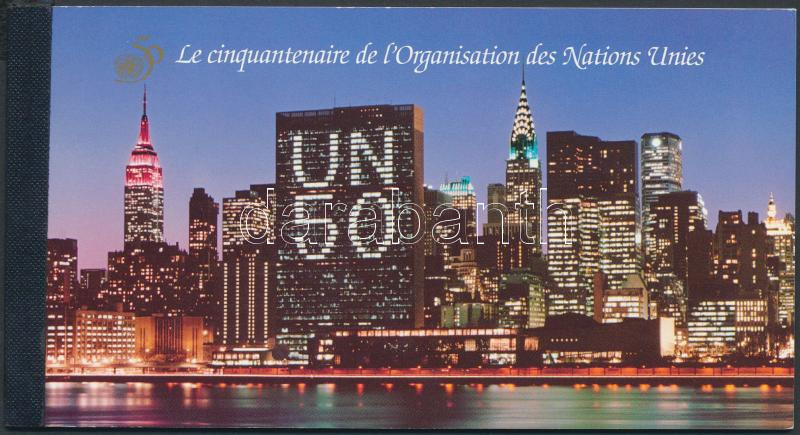 50th annivesary of UN stampbooklet, 50 éves az ENSZ bélyegfüzet