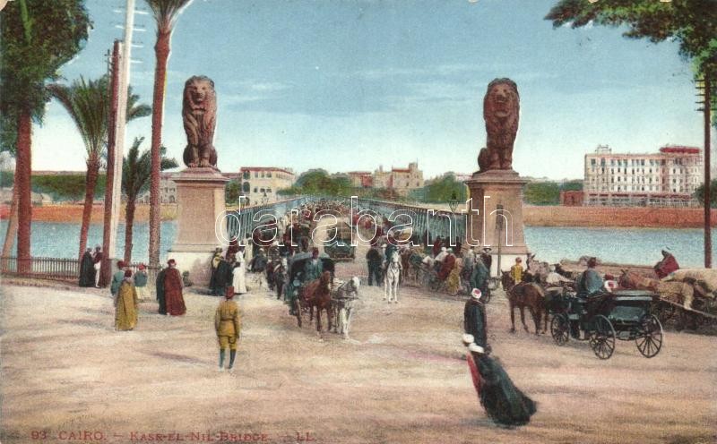 Cairo, Kasr-el-Nil bridge