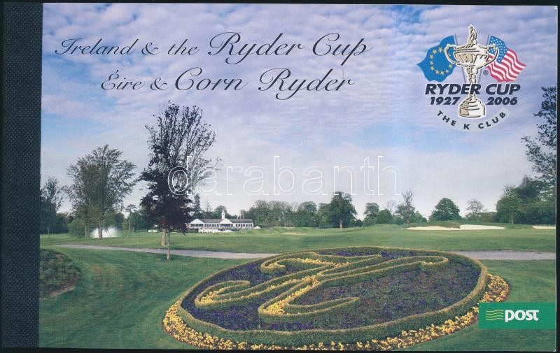 Ryder Cup golf tour stampbooklet, Ryder Kupa golf turné bélyegfüzet