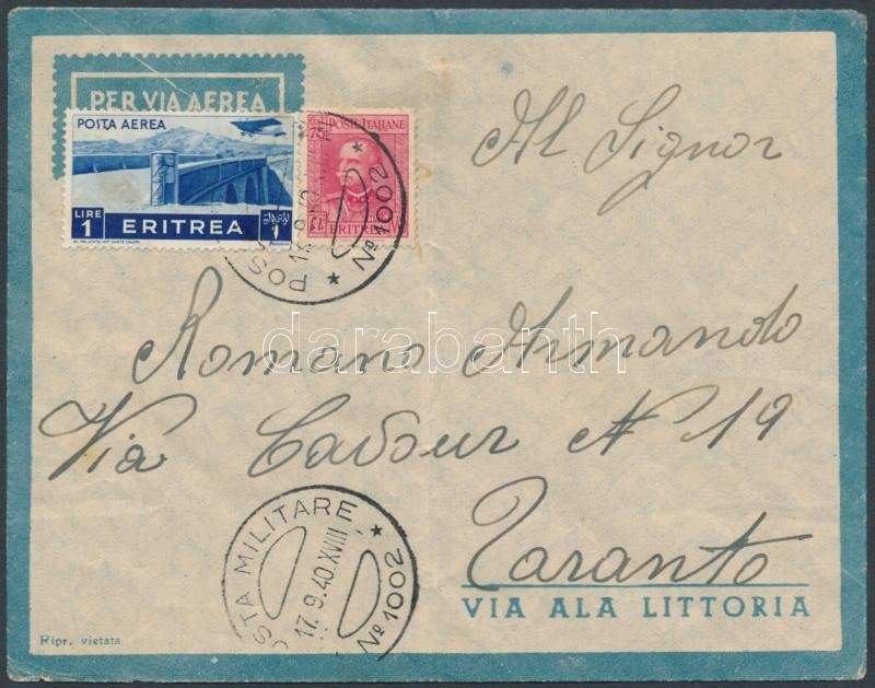 Airmail to Taranto, Légi levél Tarantoba