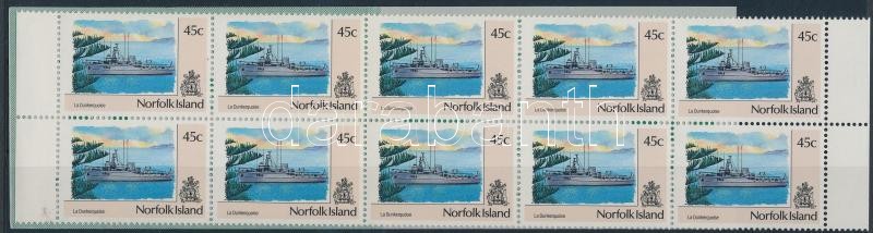 Definitive: Ships stamp-booklet, Forgalmi: hajók bélyegfüzet