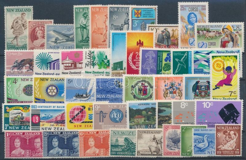 1937-1971 44 db bélyeg, közte teljes sorok, 1937-1971 44 stamps