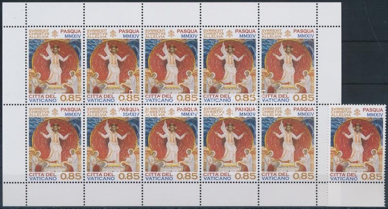 Húsvét kisív + bélyeg, Easter minisheet + stamp