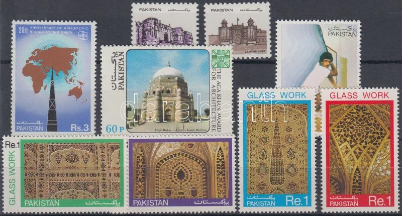 9 stamps, 9 db bélyeg
