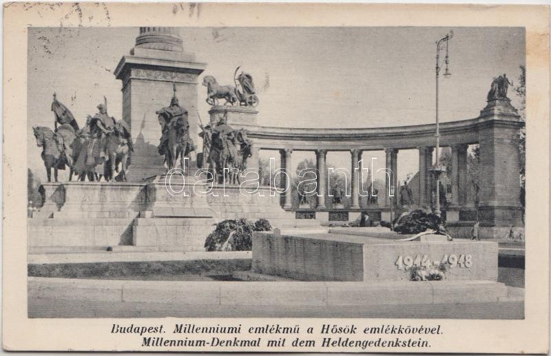 Budapest XIV. Hősök tere, Milleniumi emlékmű